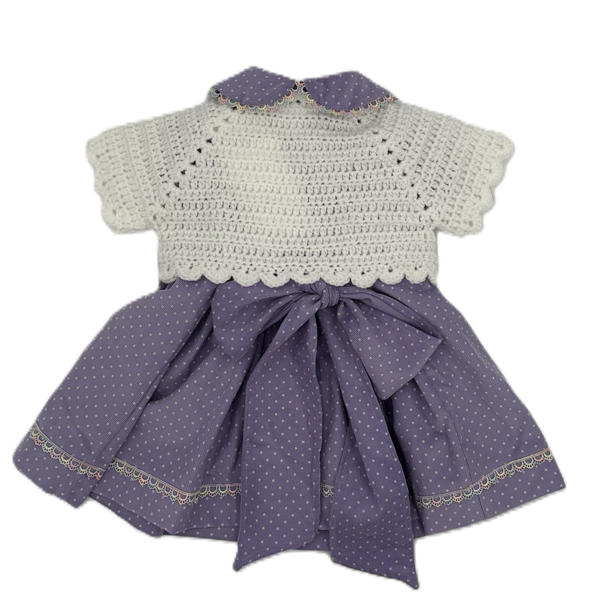 Corduroy Dress Lavender - Charlotte