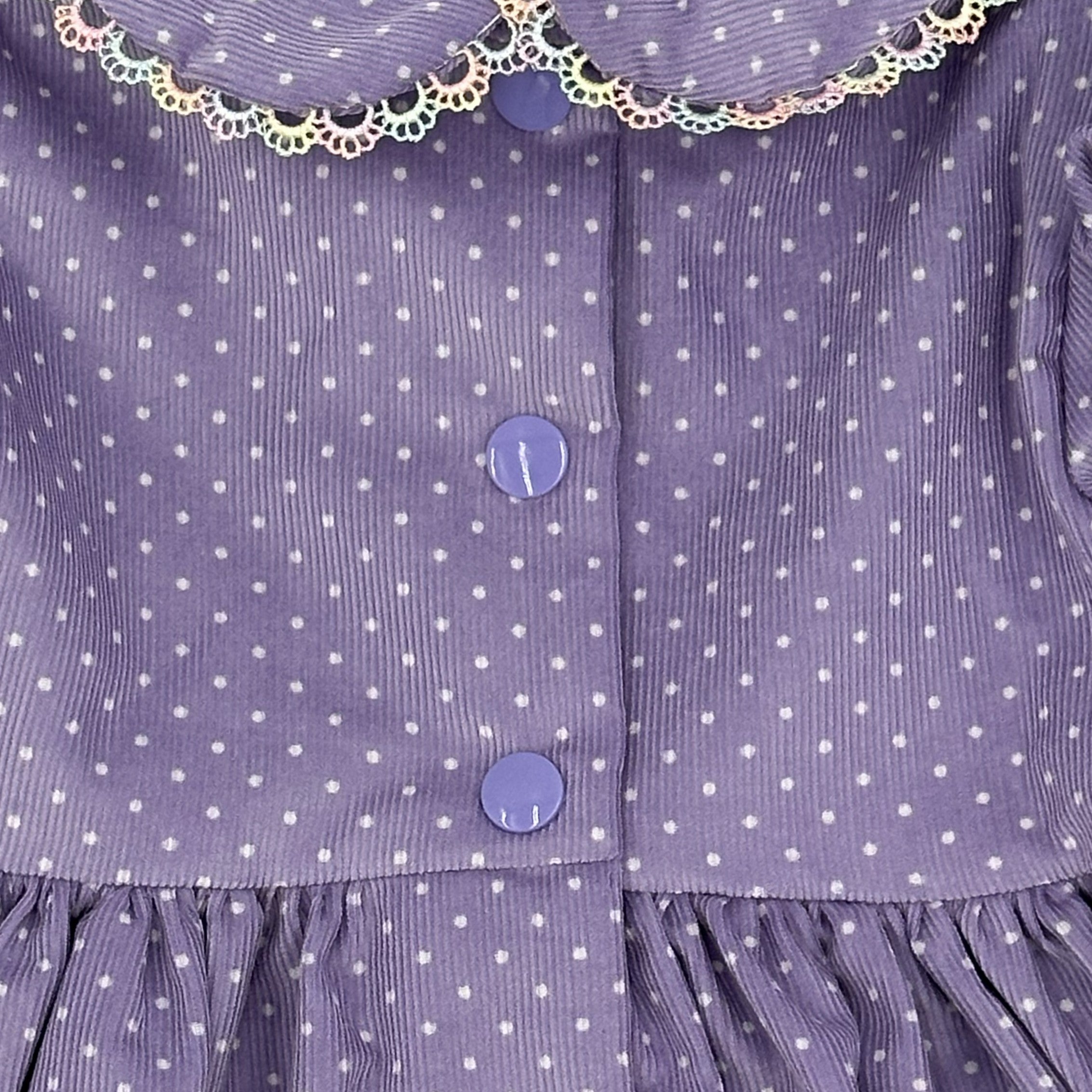 Corduroy Dress Lavender - Charlotte
