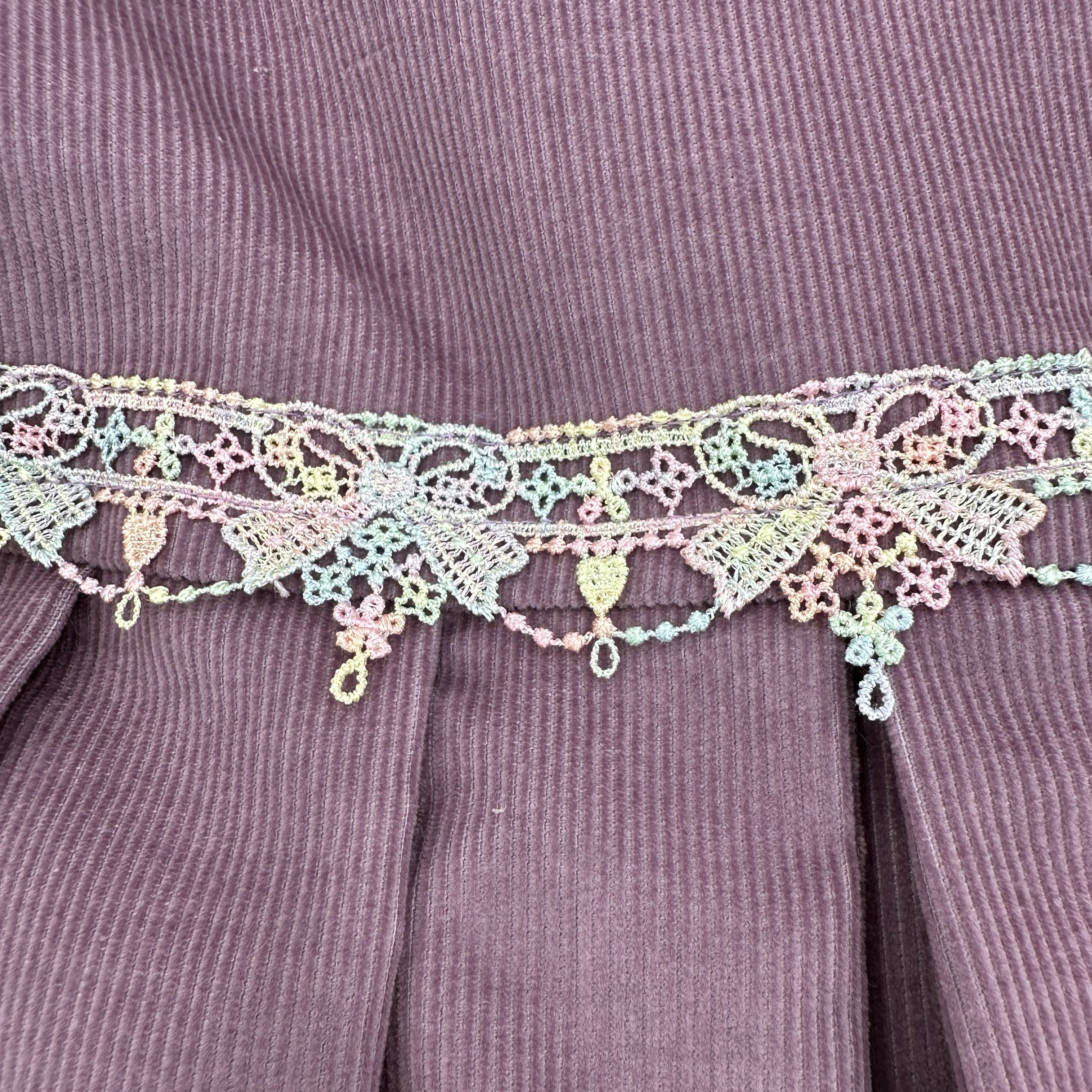 Corduroy Dress Mauve - Bessie