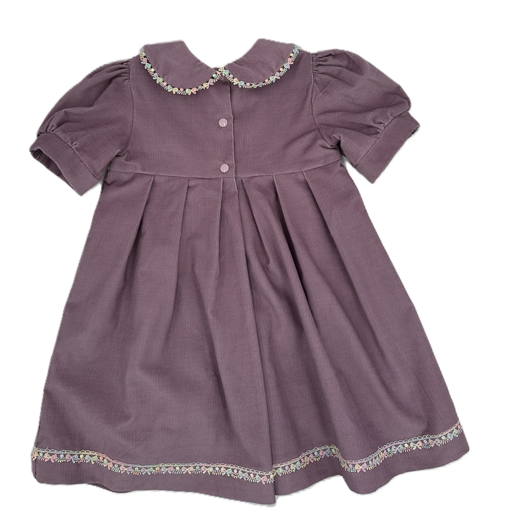 Corduroy Dress Mauve - Bessie