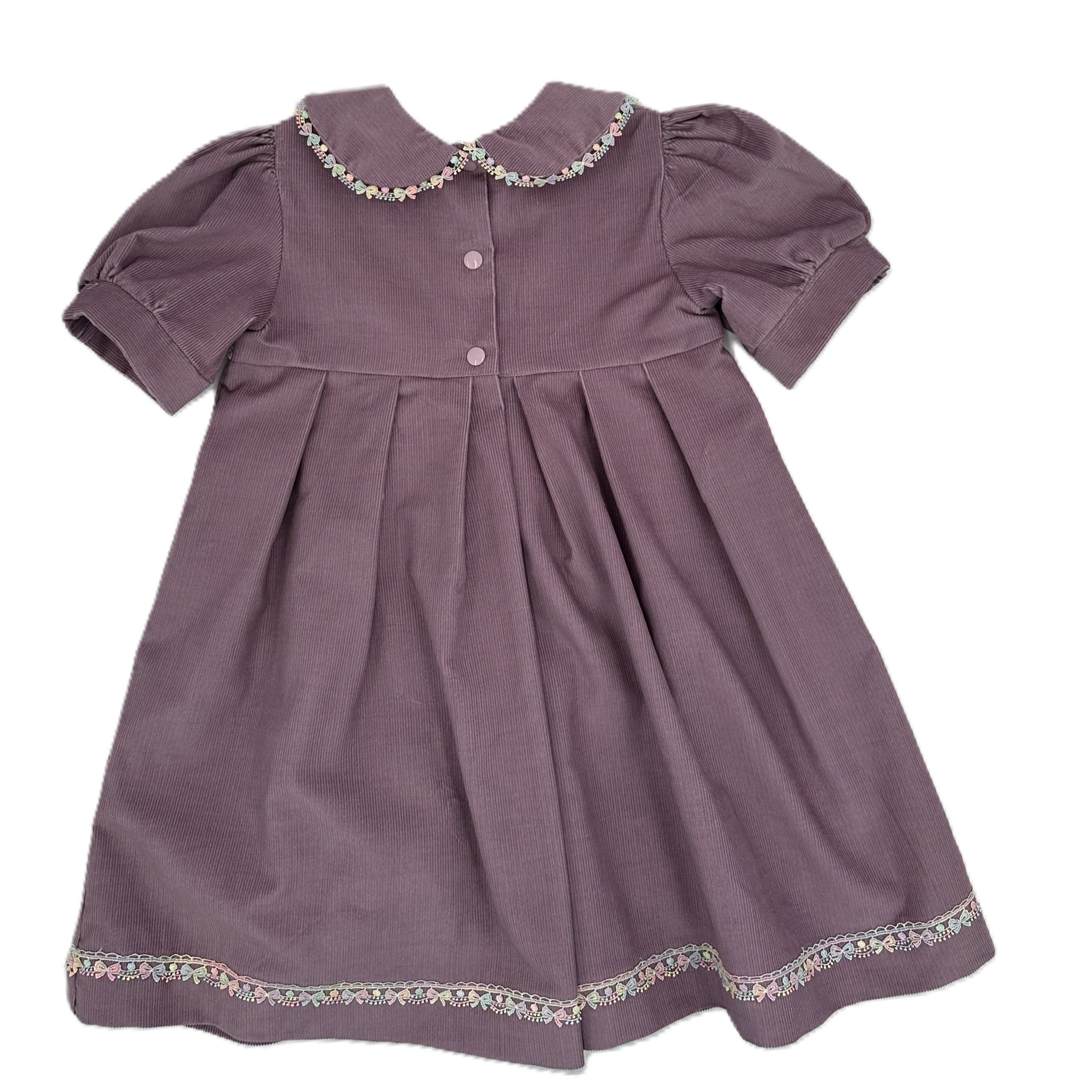 Corduroy Dress Mauve - Bessie