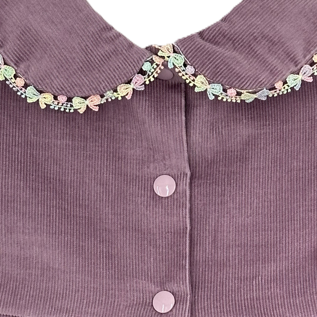 Corduroy Dress Mauve - Bessie