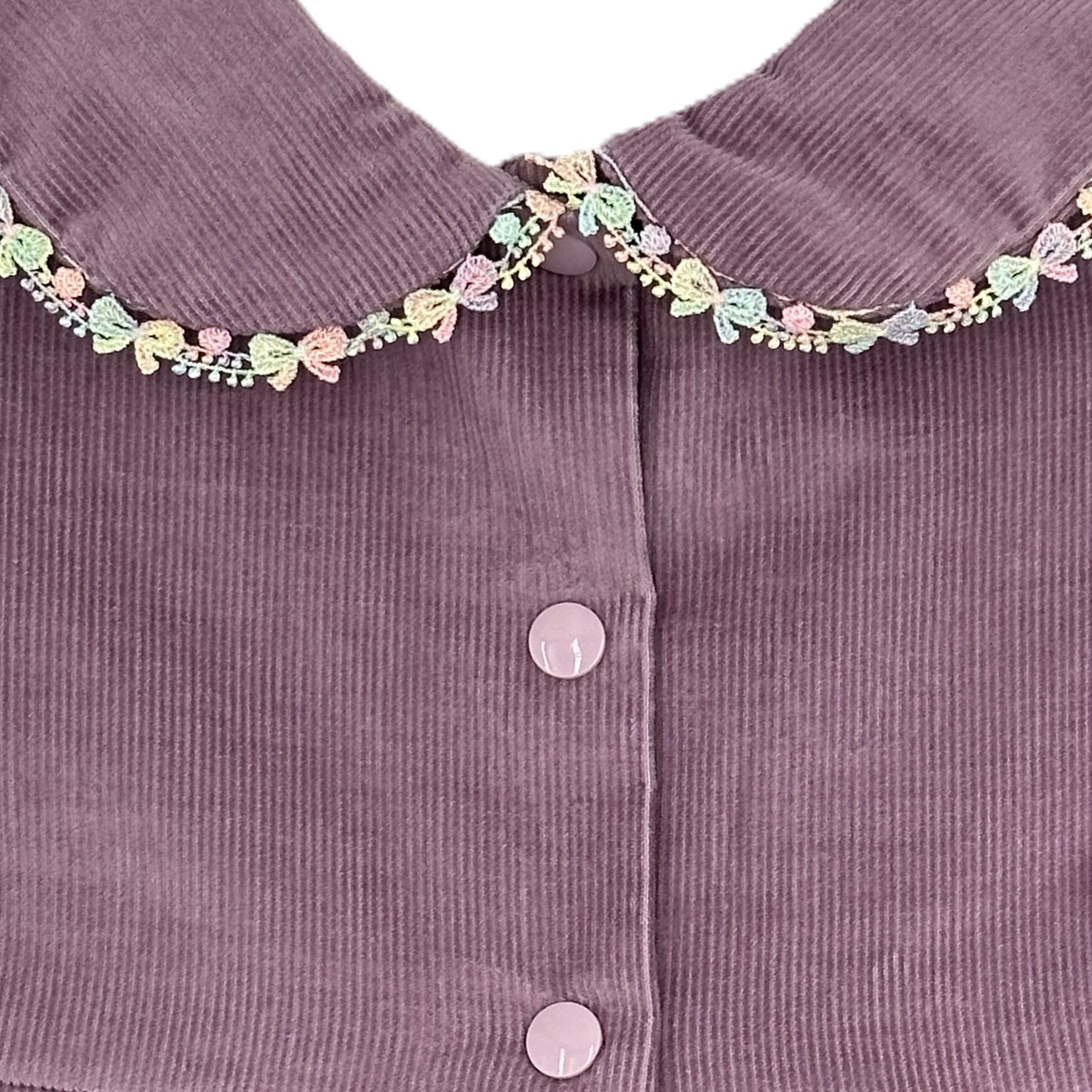 Corduroy Dress Mauve - Bessie