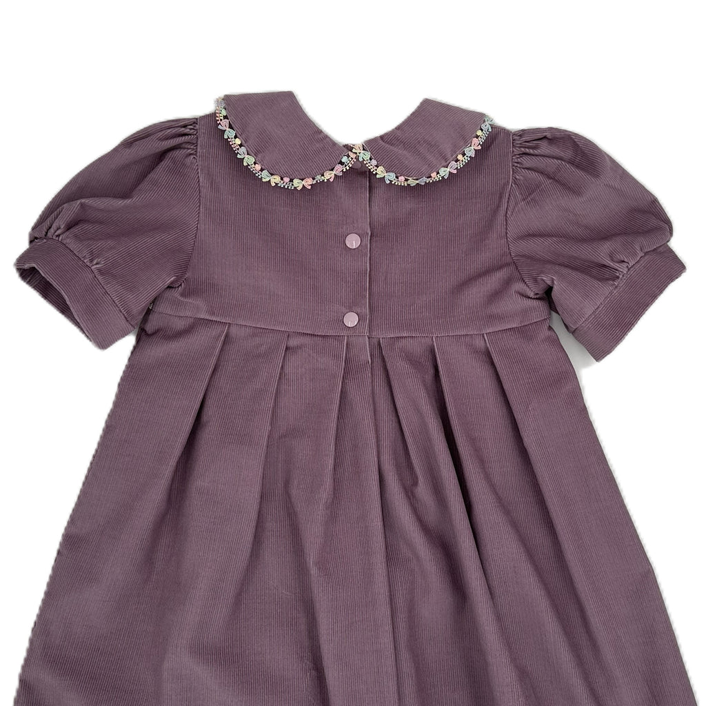 Corduroy Dress Mauve - Bessie