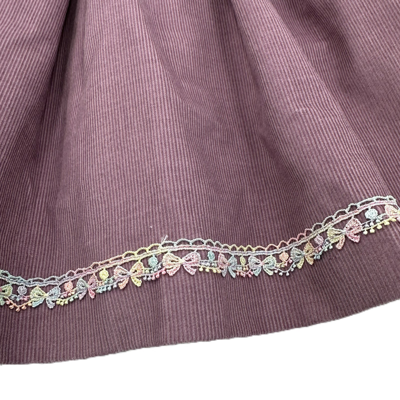 Corduroy Dress Mauve - Bessie
