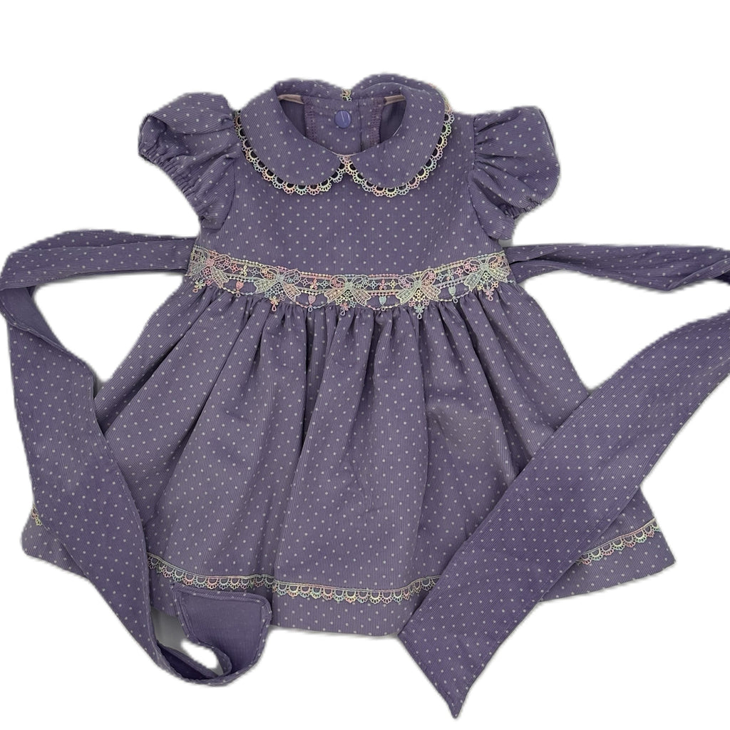 Corduroy Dress Lavender - Charlotte