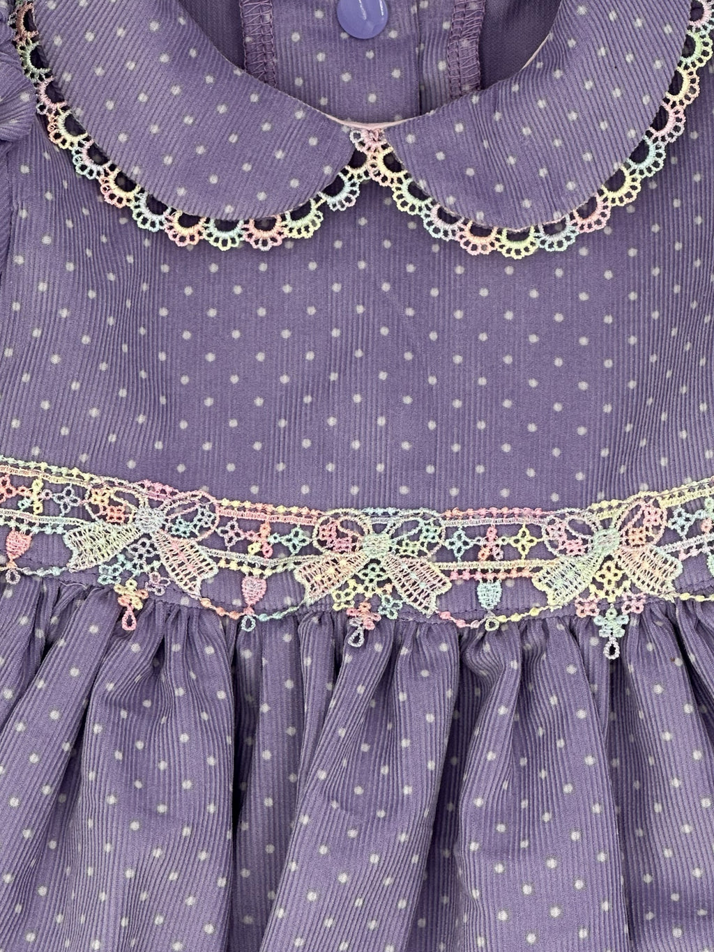 Corduroy Dress Lavender - Charlotte