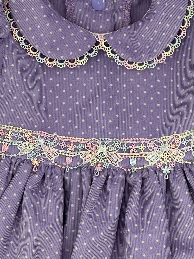 Corduroy Dress Lavender - Charlotte