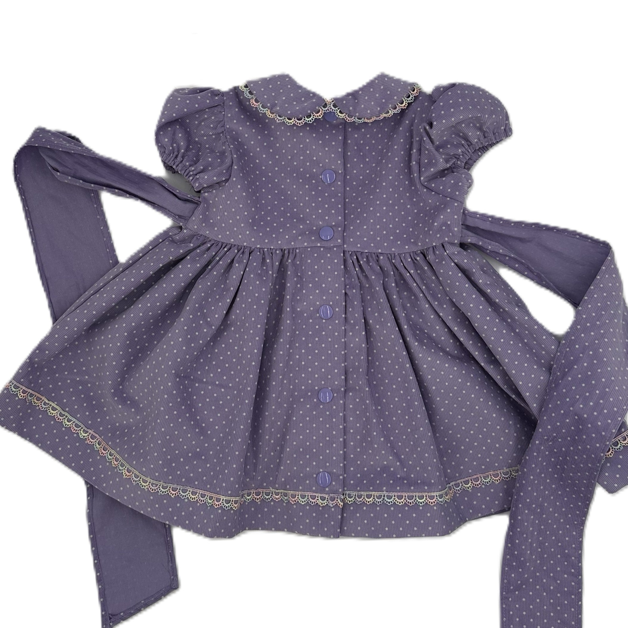 Corduroy Dress Lavender - Charlotte