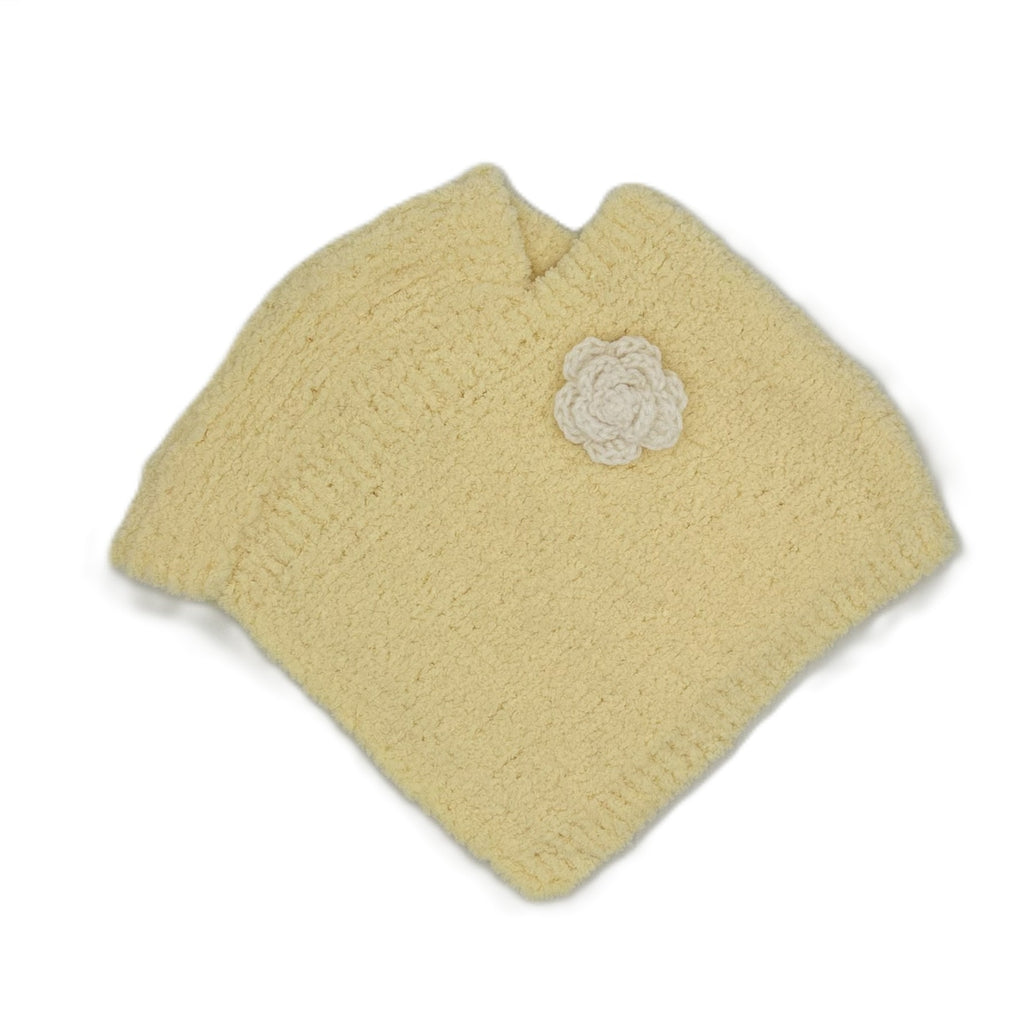 Hand Knitted Fluffy Ponchos