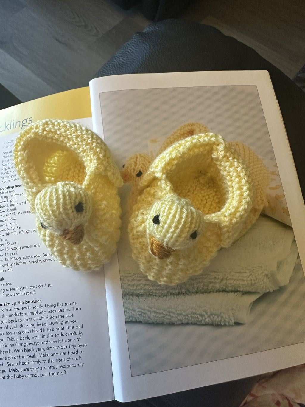 Hand Knit - Baby Bootees