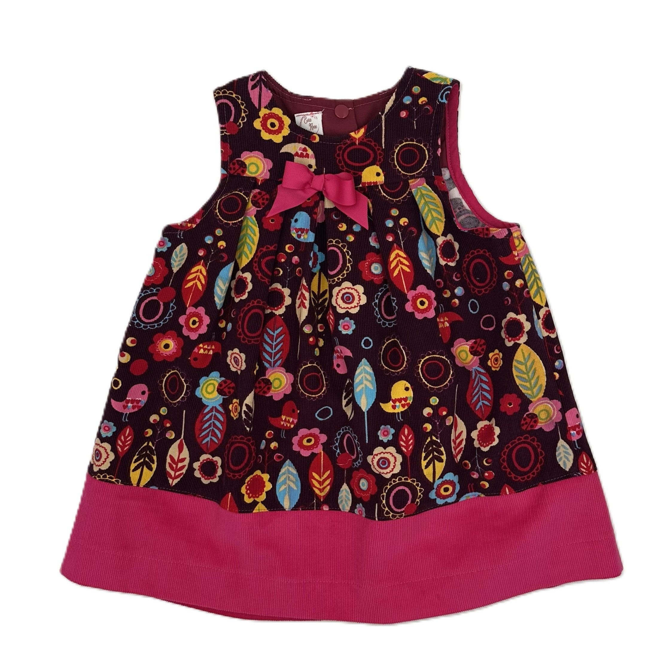 Dress Corduroy Print - Freya
