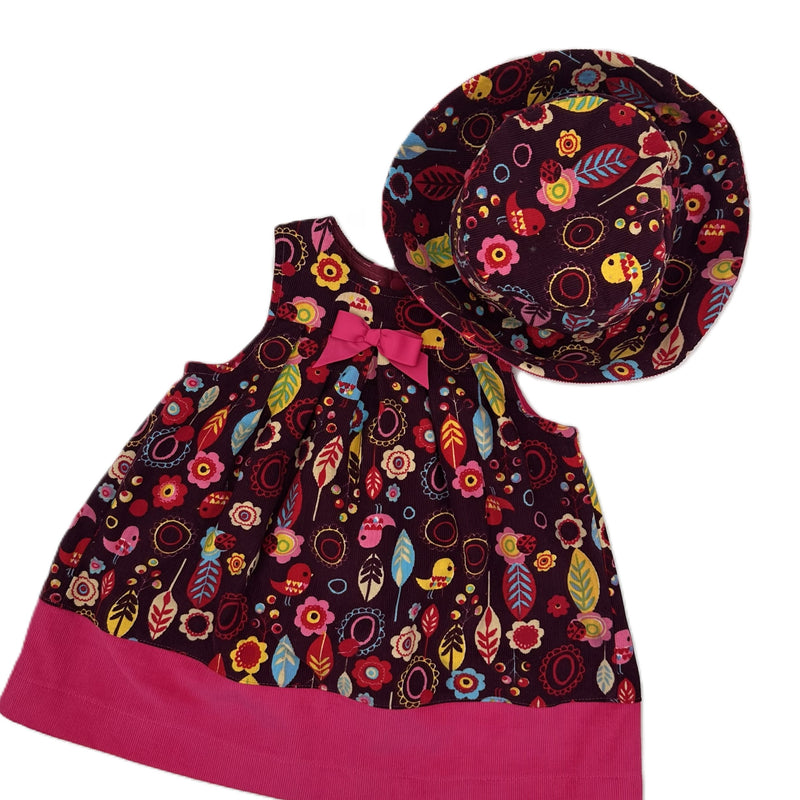 Dress Corduroy Print - Freya