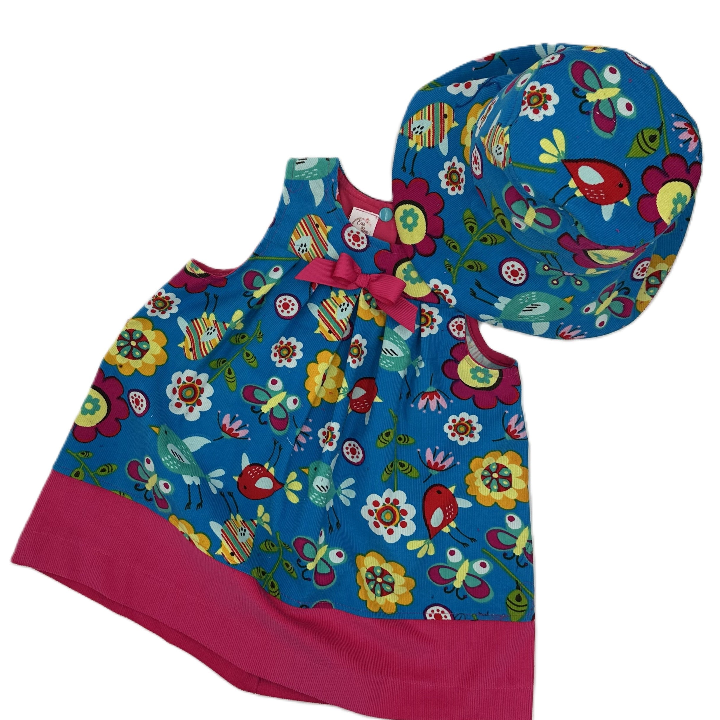 Dress Corduroy Print - Freya