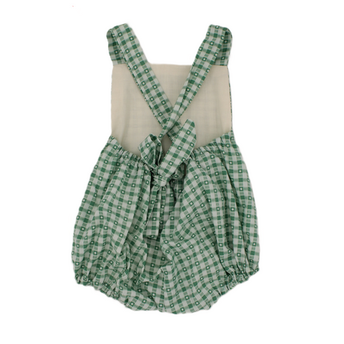 1950s Style Romper in Check - Georgie