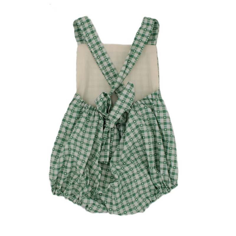1950s Style Romper in Check - Georgie