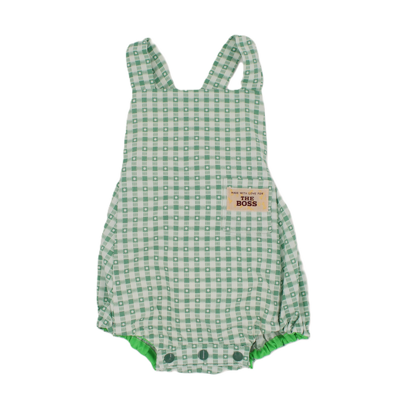 1950s Style Romper in Check - Georgie