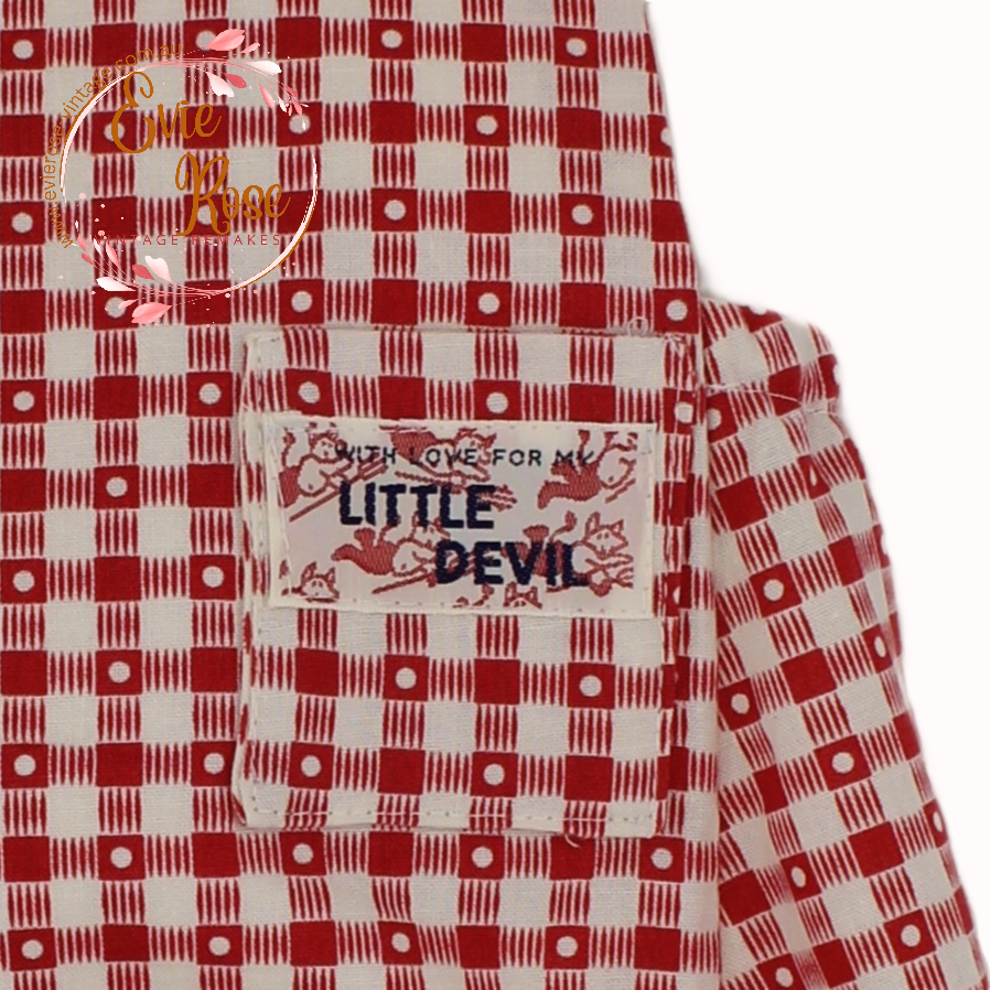 1950s Style Romper in Check - Georgie