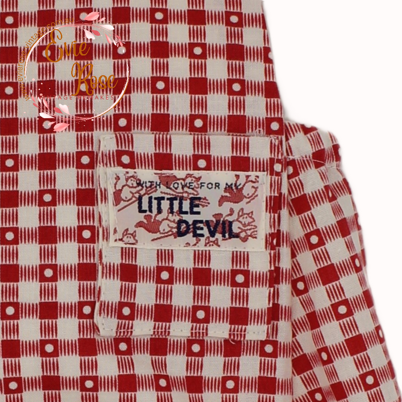 1950s Style Romper in Check - Georgie