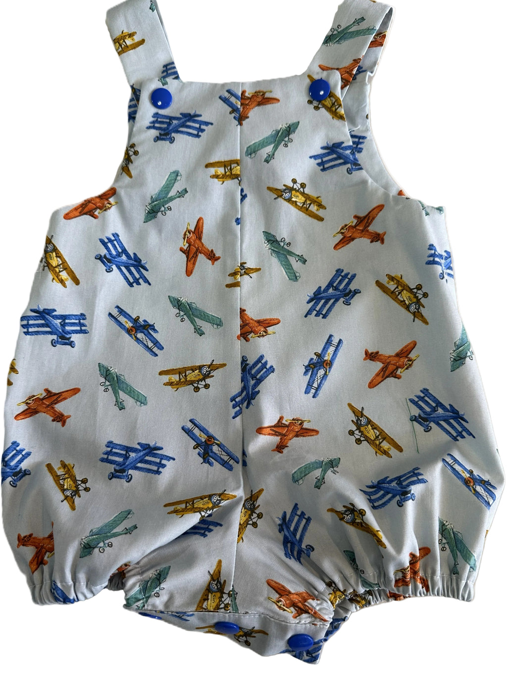 Romper in Retro Plane Print - Henry