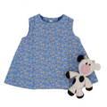 1960s inspired A Line Dress Daisy Print - Lucy Dress