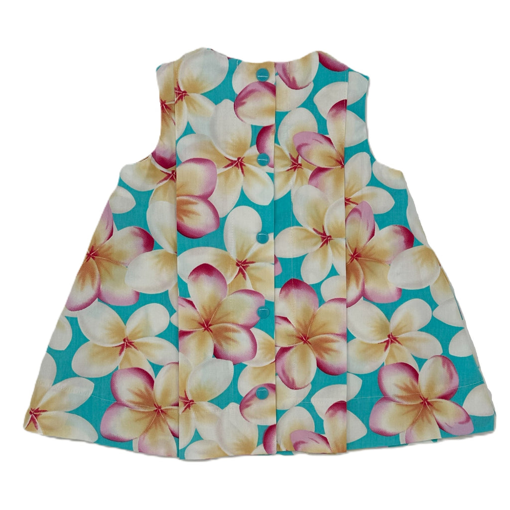 1960s inspired A Line Dress in Frangipani Print - Lucy