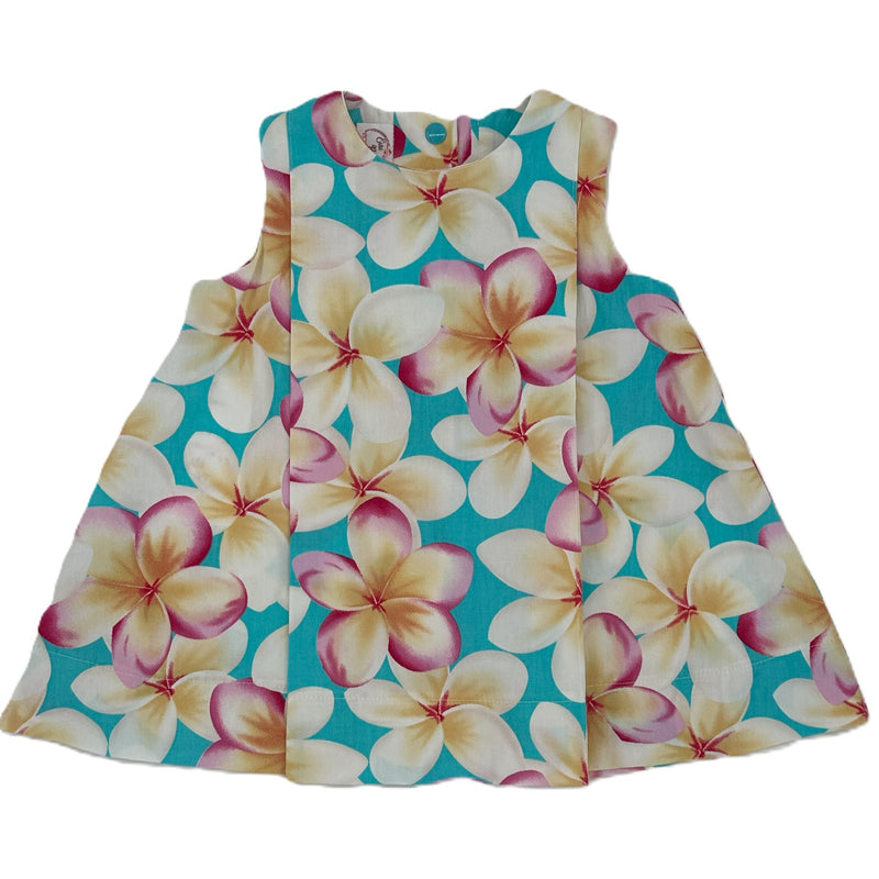 1960s inspired A Line Dress in Frangipani Print - Lucy