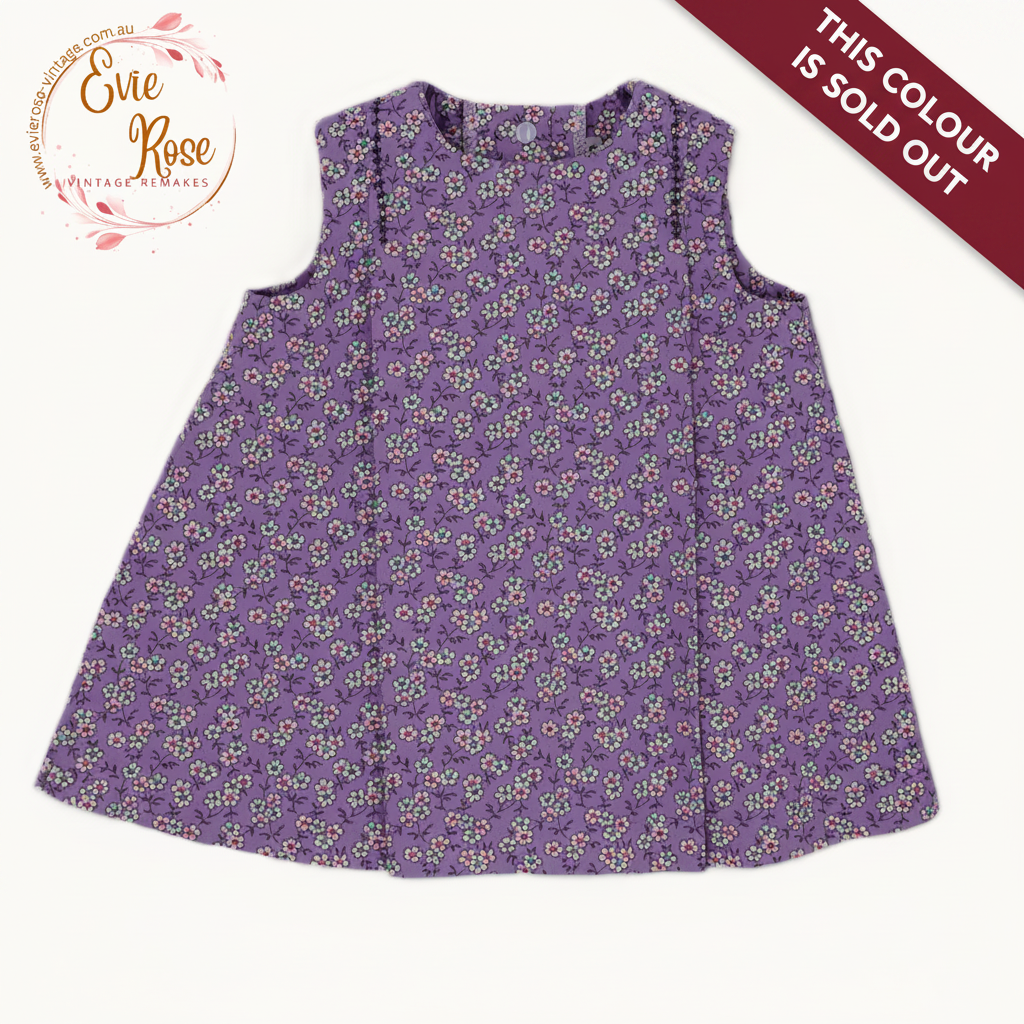 1960s inspired A Line Dress Daisy Print - Lucy Dress
