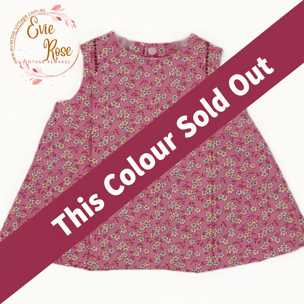 1960s inspired A Line Dress Daisy Print - Lucy Dress