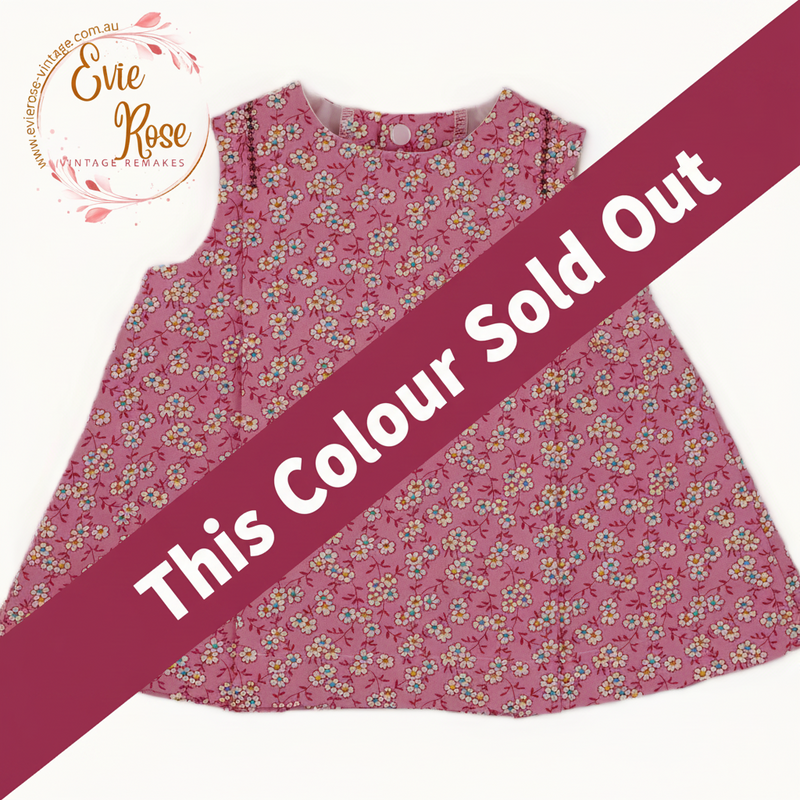 1960s inspired A Line Dress Daisy Print - Lucy Dress