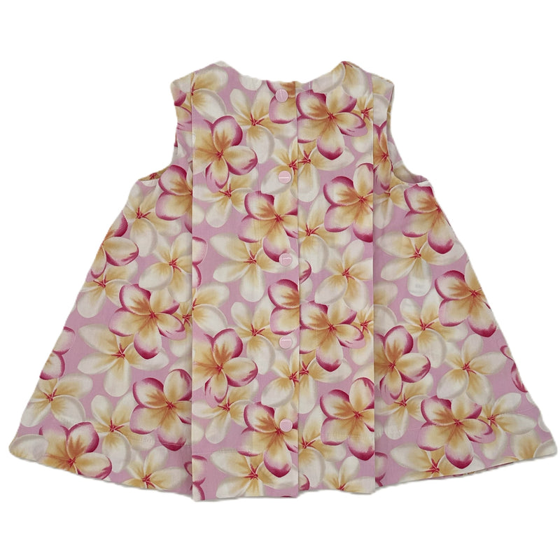 1960s inspired A Line Dress in Frangipani Print - Lucy