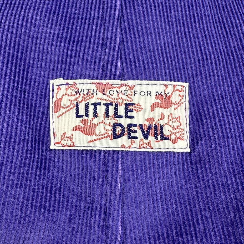 Corduroy Overalls Purple