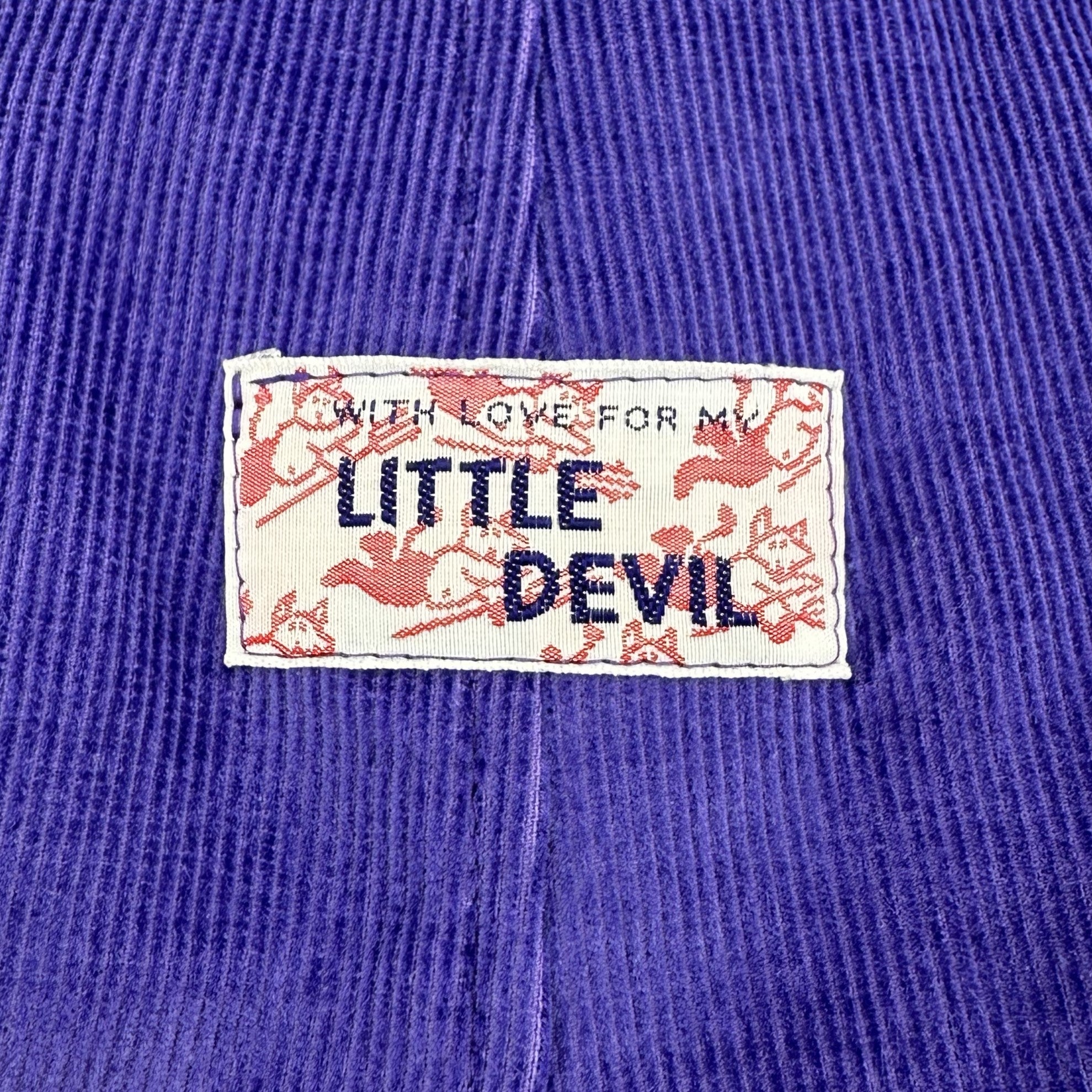 Corduroy Overalls Purple