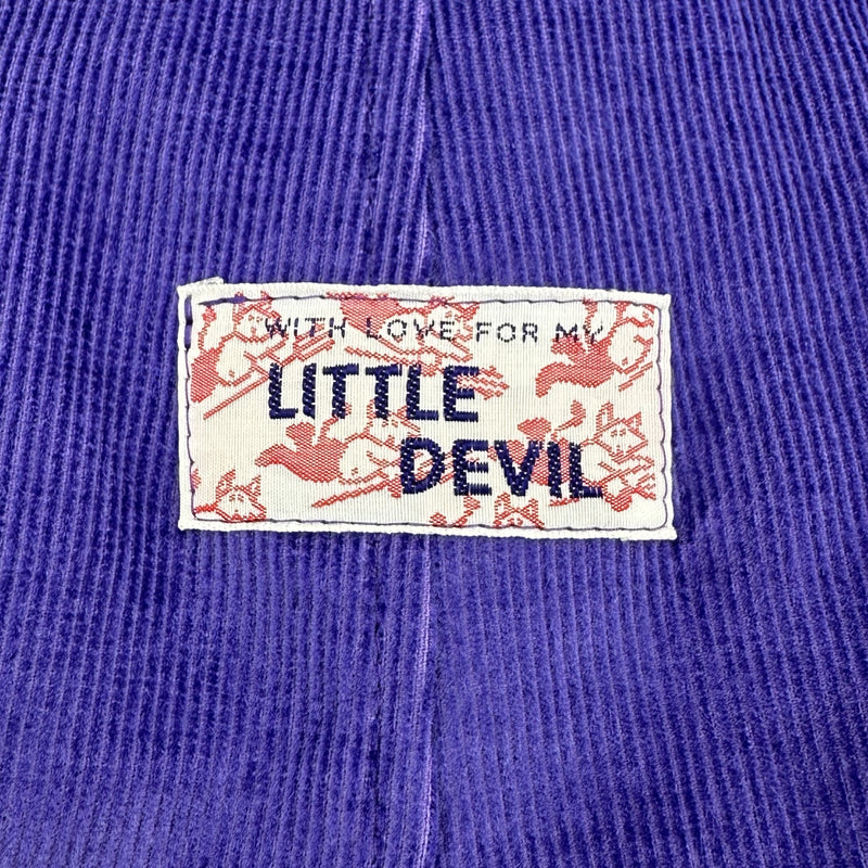 Corduroy Overalls Purple