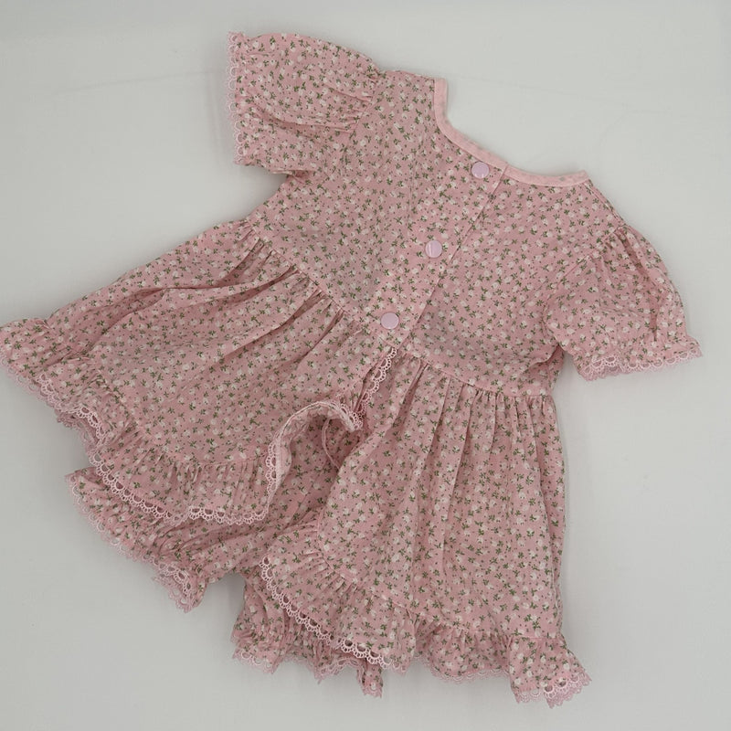 Pink Willow vintage angel top and knickers set for baby girl