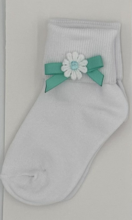 Cotton Baby Lace Trim Socks