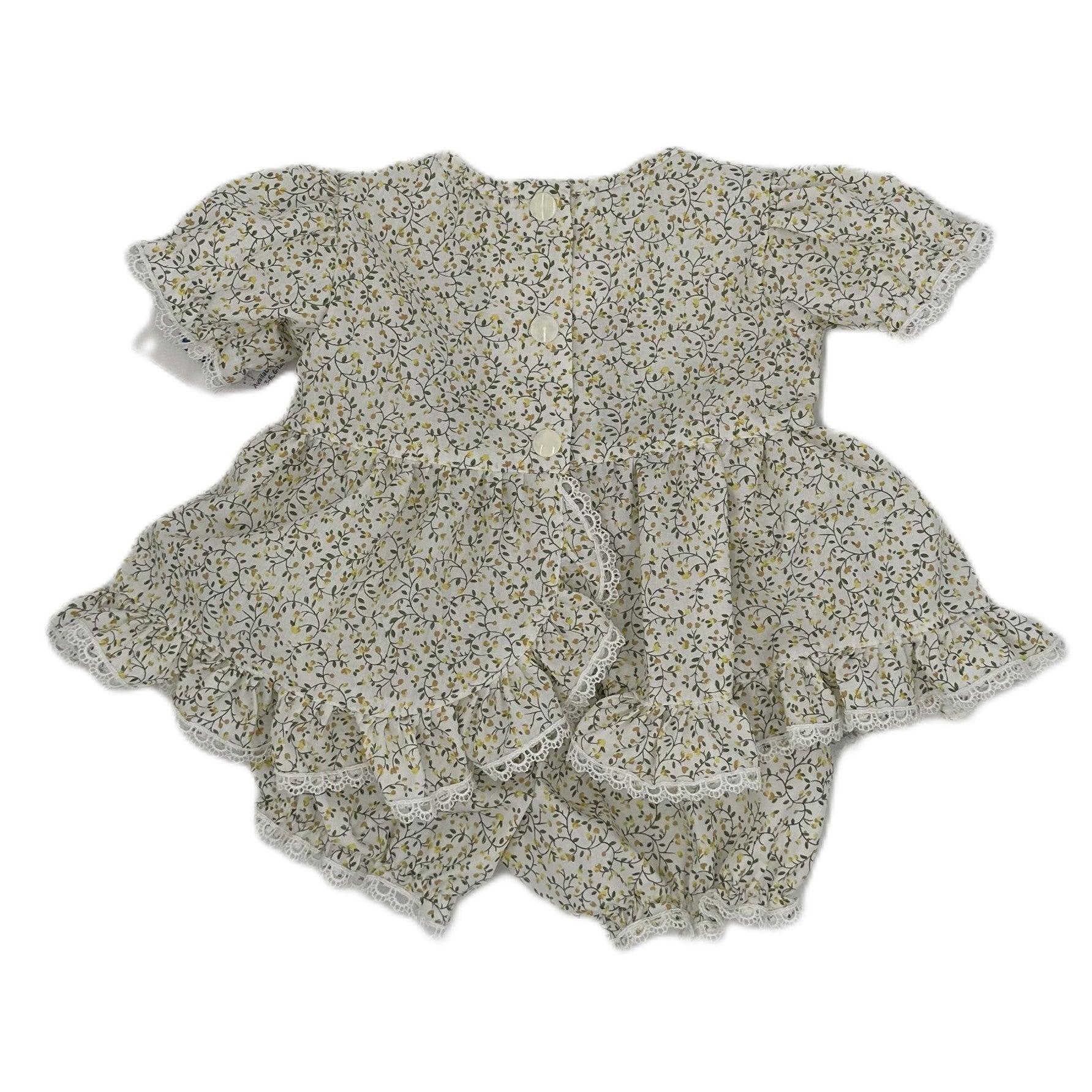 Top and Knickers Set Lemon Print - Willow