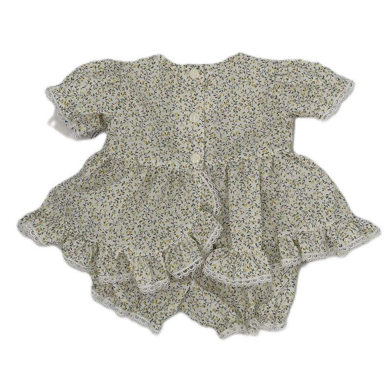 Top and Knickers Set Lemon Print - Willow