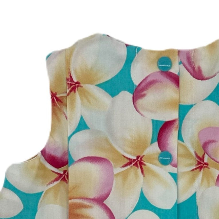 1960s inspired A Line Dress in Frangipani Print - Lucy