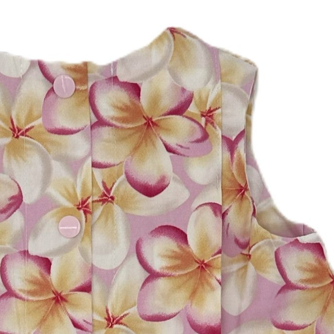 1960s inspired A Line Dress in Frangipani Print - Lucy