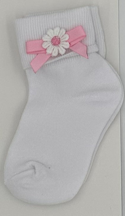 Cotton Baby Lace Trim Socks